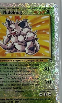 Pokemon TCG Nidoking Reverse Holo 31/110 Legendary Collection ENGLISH MP - Image 3