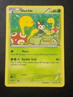 Shuckle 3/113 (Non-holo) - Pokemon TCG Legendary Treasures Lightly Played - Image 1