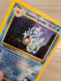Pokemon TCG Vintage 2000 Giovanni's Gyarados Gym Challenge 5/132 Holo UNGRADED - Image 2