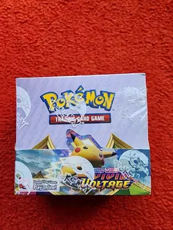 Pokemon TCG Sword & Shield Vivid Voltage Booster Box - 36 Packs - Sealed - Image 1