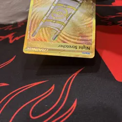 Pokemon Surging Sparks 251/191 NIGHT STRETCHER Secret Gold Hyper Rare - Image 3