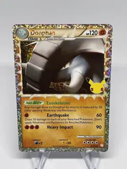 Donphan 107/123 Celebrations Pokemon TCG Rare NM/M - Image 1