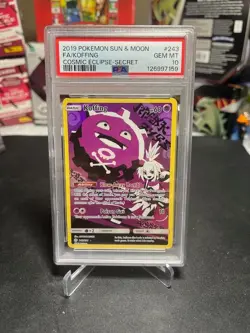 Pokemon 2019 Cosmic Eclipse Full Art Secret Rare Trainer Koffing 243/236 Psa 10 - Image 1