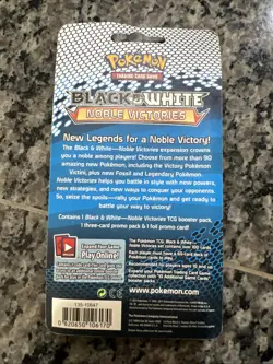 Pokemon TCG Black &White Noble Victories Sealed Scraggy W 2 Booster Packs #2 - Image 4
