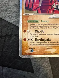 Groudon EX Crystal Guardians Holo Rare 038/100 Pokemon TCG - MP - Image 4