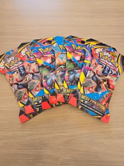 Pokemon TCG Mega Evolution Sleeved Booster (1 Random) - New Sealed - Image 1