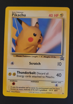 Pikachu SNAP Promo 26/53 Wotc Black Star Promo Pokemon NM 02 - Image 1