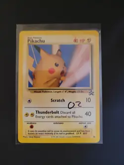 Pikachu SNAP Promo 26/53 Wotc Black Star Promo Pokemon NM 02 - Image 3