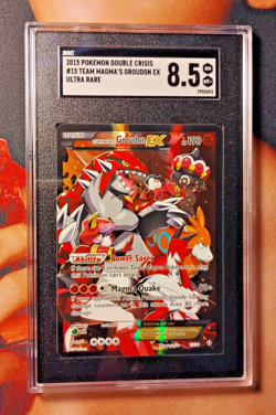 Team Magma's Groudon Ex SGC 8.5 Pokemon XY Double Crisis #15 - Image 2