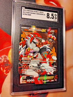 Team Magma's Groudon Ex SGC 8.5 Pokemon XY Double Crisis #15 - Image 3