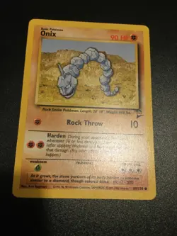 Pokemon Base Set 2 WOTC Common Onix 84/130 LP - Image 1