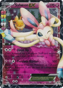 Sylveon EX - RC21/RC32 - Holo Rare ex PL/MP, English Pokemon Generations - Image 1
