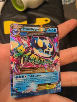 Pokemon TCG Primal Kyogre-EX Primal Clash 55/160 Holo Holo Rare EX 2014 - Image 1