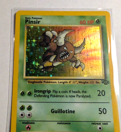 Pokemon Jungle Pinsir Holo - Lightly Played LP - Original Vintage 9/64 - Image 2