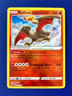 Radiant Charizard 020/159 Crown Zenith Holo Pokemon TCG - Image 1