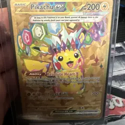 Pokemon TCG - Pikachu Ex 247/191 - Hyper Rare Holo - Surging Sparks NM - Image 1