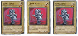 DP2-EN004 x3 Ojama Black Common Excellent Condition Yugioh - Image 1