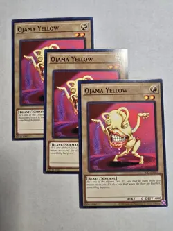 3x Ojama Yellow IOC-EN001 Invasion of Chaos (25th Anniversary Edition) Unlimited - Image 1