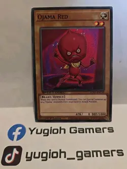 YUGIOH OJAMA RED SGX1 1ST EDITION COMMON LIGHT PLAYED - Image 1