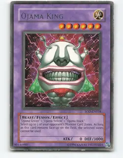 Ojama King #SOD-EN034 Rare Yugioh Card - Image 1