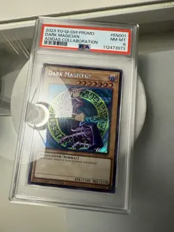 Yu-Gi-Oh! X Adidas Dark Magician ADC1-EN001 Secret Rare PSA 8 - Image 1