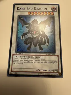 Yugioh YuGiOh! LP Dark End Dragon - RYMP-EN066 Super Rare 1st Edition - Image 1