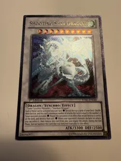 Yugioh YuGiOh! Shooting Star Dragon STBL-EN040 Ultimate Rare 1st Edition - Image 1