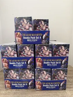 39x One Piece TCG OP-14 The Azure Sea's Seven Double Pack Set Vol. 9 NEW SEALED - Image 1