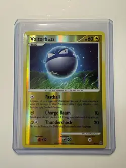 Pokemon TCG Voltorb SH3 / VLP Card StormFront Shiny Reverse ￼Holo - Image 1
