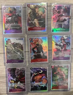One piece TCG 23 Card Lot [SEC/SR/Leader] English/Japanese - Image 2