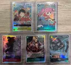One piece TCG 23 Card Lot [SEC/SR/Leader] English/Japanese - Image 3