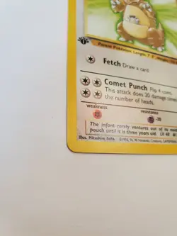 Kangaskhan 21/64 Jungle 1st Edition Non-Holo Rare Pokemon Card NM - Image 2