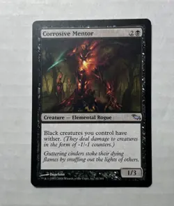 Corrosive Mentor X1 - NM - Shadowmoor MTG Magic The Gathering Card English - Image 1