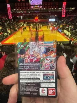 One Piece Monkey D. Luffy US Voyage College Basketball Card Rutgers 1/23 IN HAND - Image 2