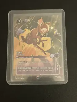 Disney Lorcana Bambi Little Prince Enchanted Card 209/204 - Image 1