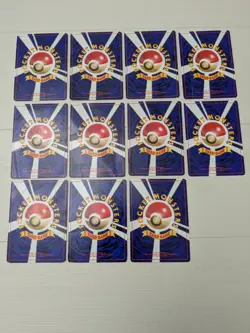 Pokemon TCG card lot of 11 Japanese cards 1996. Vintage Pokemon. Pocket Monsters - Image 2