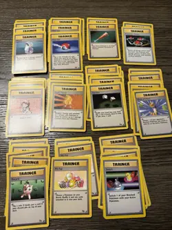 Pokemon Trainer Lot Of 69 Cards - Base Set - Jungle - Fossil - Image 1