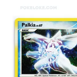 Palkia 26/106 Great Encounters Cosmos Holo Rare Pokemon Card - NM - Image 4