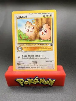 Pokemon TCG Igglybuff Black Start Promo Card 36 LP - Image 1
