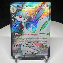 Pokemon Card Gardevoir ex 217/091 Paldean Fates Shiny Ultra Rare Near Mint - Image 1