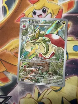 Pokemon Card Flapple 210/191 Illustration Full Art Rare Holo Surging Sparks NM - Image 1