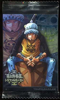 Trafalgar Law No.5-06 N One Piece Wafer Bandai Japanese Card - Image 1