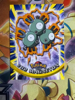 Magneton # 82 - Topps Blue Logo - NON-HOLO - 1999 TV Pokemon Card - NM - Image 1