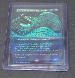 MTG English Serpent of Yawning Depths (Rainbow Foil) Foil Secret Lair - Image 1