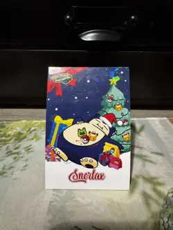 Pokemon 2024 Card Database Christmas Set Snorlax #2 Cracked Holo Peru US Seller - Image 1
