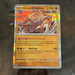 Bloodmoon Ursaluna 054/131 Pokemon Card Pokemon TCG Holo - Image 1