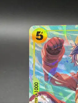One Piece TCG Card Monkey.D.Luffy OP07-109 (Illustration Box Vol.3) SEALED Holo - Image 2