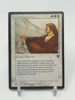 ***English Infinite Authority*** MTG Legends Vintage Magic Card! Reserve List! - Image 1