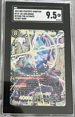 Dragon Ball Super Card Game Son Gohan, Beyond The Ultimate BT19-152 SCR - Image 1