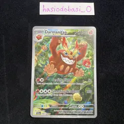 Pokemon Darmanitan 098/086 Illustration Rare Holo S&V: Black Bolt Card NM - Image 1